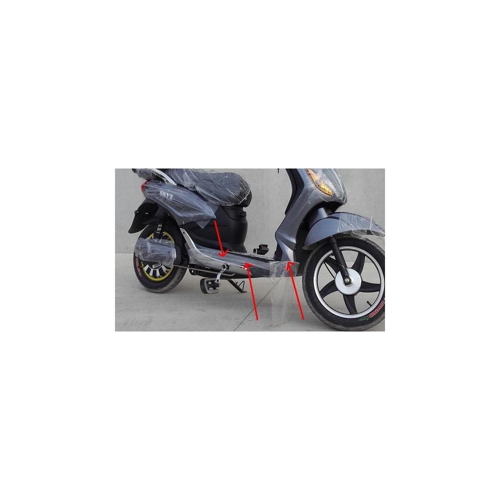 PLASTICA FRONTALE DEL FANALE - bici elettrica scooter sky II tipo z-tech