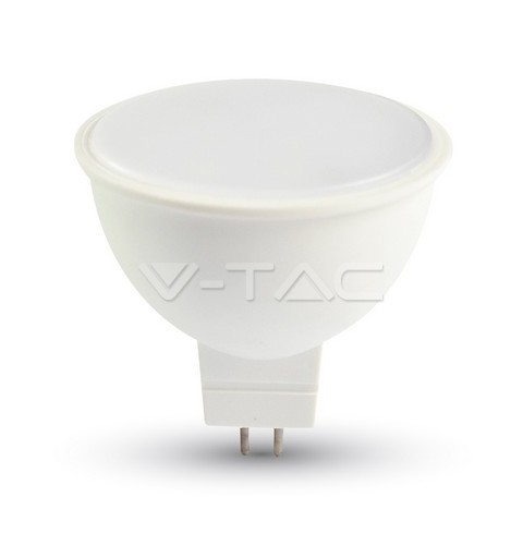 V-TAC 1688 Lampadina LED faretto 7W MR16 12V Plastic SMD Bianco Caldo