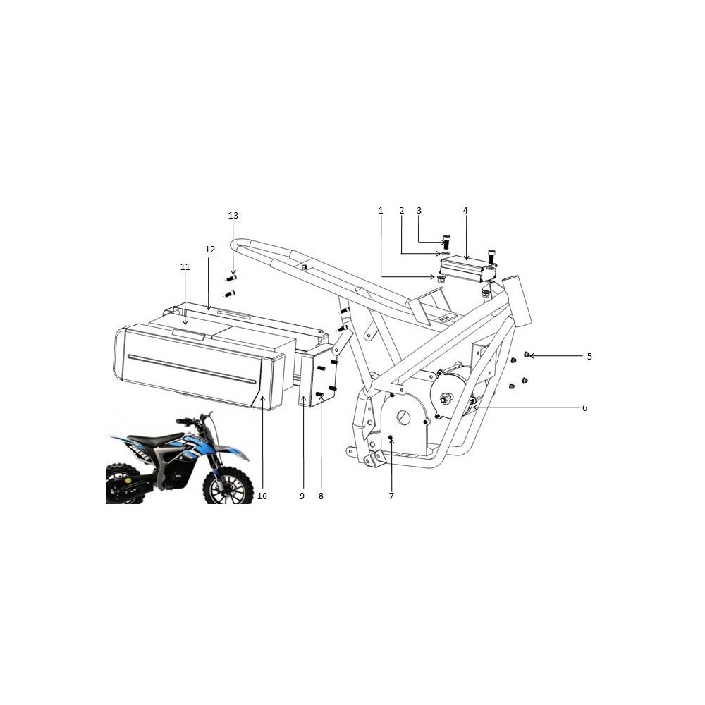 CENTRALINA 24V 500W MINICROSS ELETTRICO LION - controller