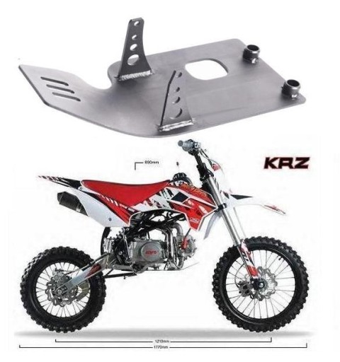 PROTEZIONE SOTTO MOTORE PIT BIKE KRZ BSE SCORPION 4 TEMPI