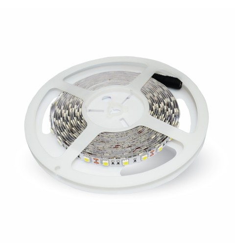 Strisce LED SMD5050 - 60 LEDs 24V Bianco caldo IP20