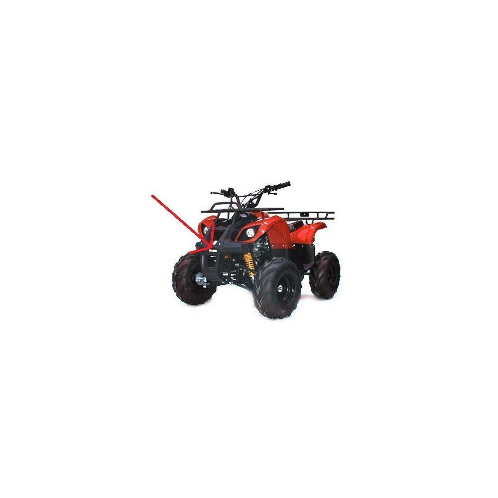 PLASTICA PARACOLPI ANTERIORE PROTEZIONE QUAD ATV HUMMER 2 FARI VECCHIO MODELLO