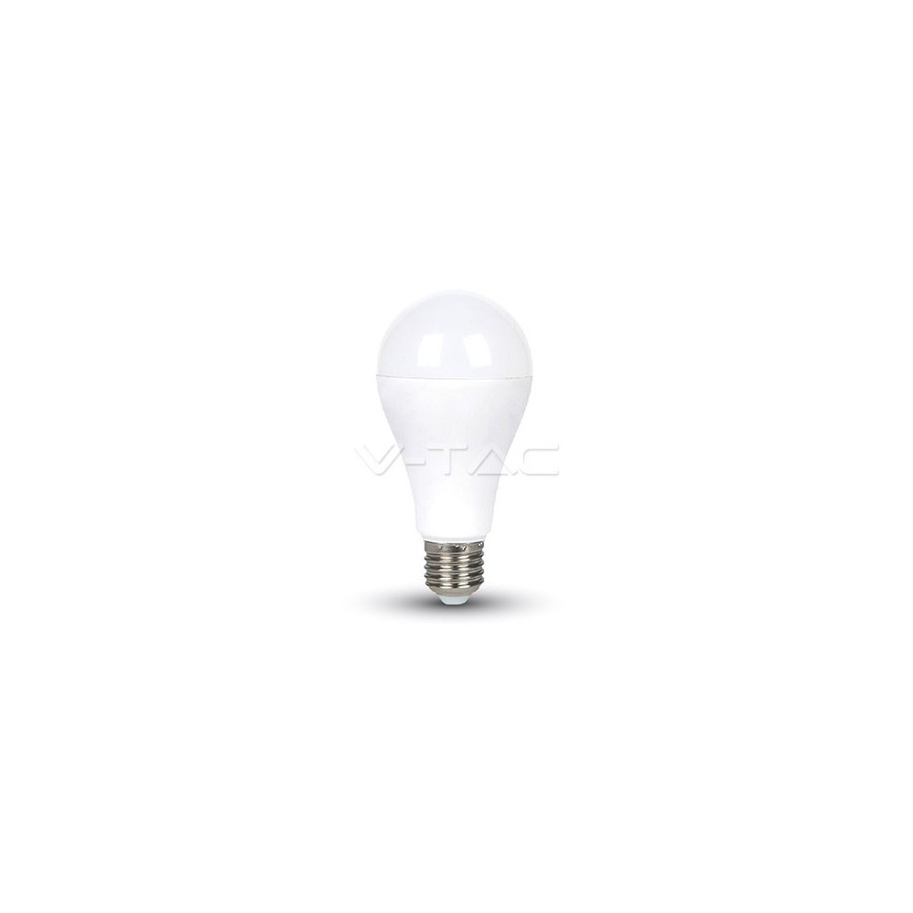 Lampadina LED 15W A65 E27 Termoplastico Bianco naturale