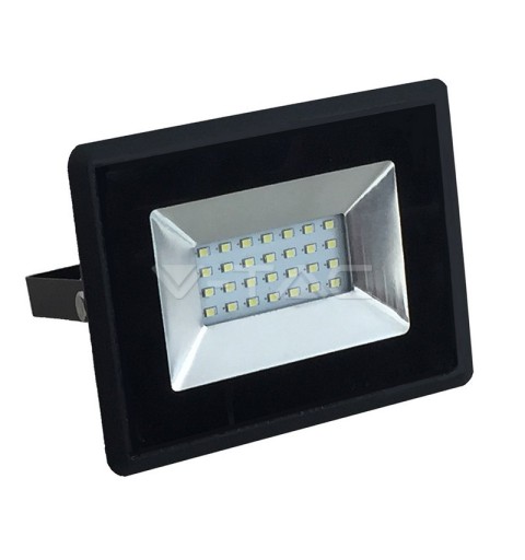 20W LED Proiettore SMD E-Series Corpo Nero Bianco Naturale