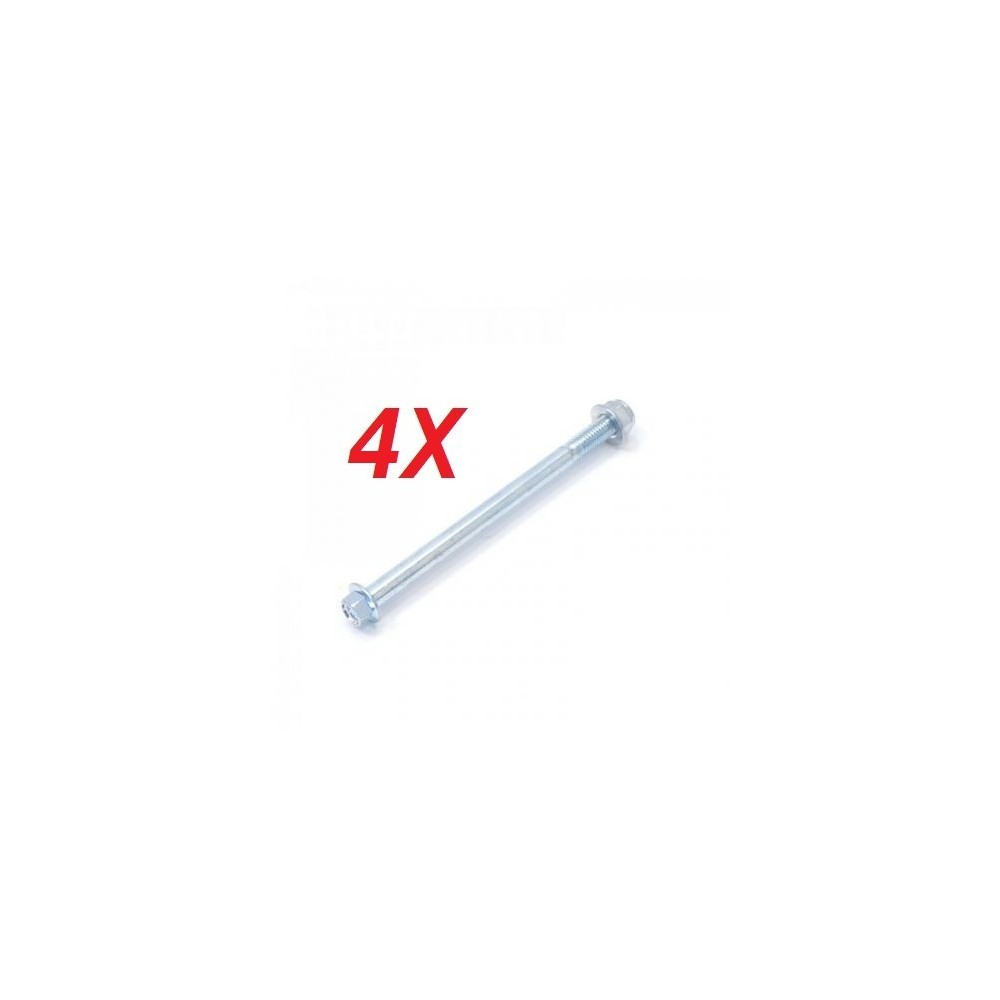 kit 4PZ PERNI SUPPORTI MANUBRIO 13cm 8mm DADI BULLONI VITI FISSAGGIO