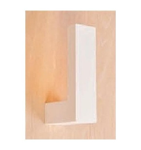 mw-8437 FARETTO LUCE RIFLESSA IN GESSO DA ESTERNO MURO LED 2W BIANCO CALDO