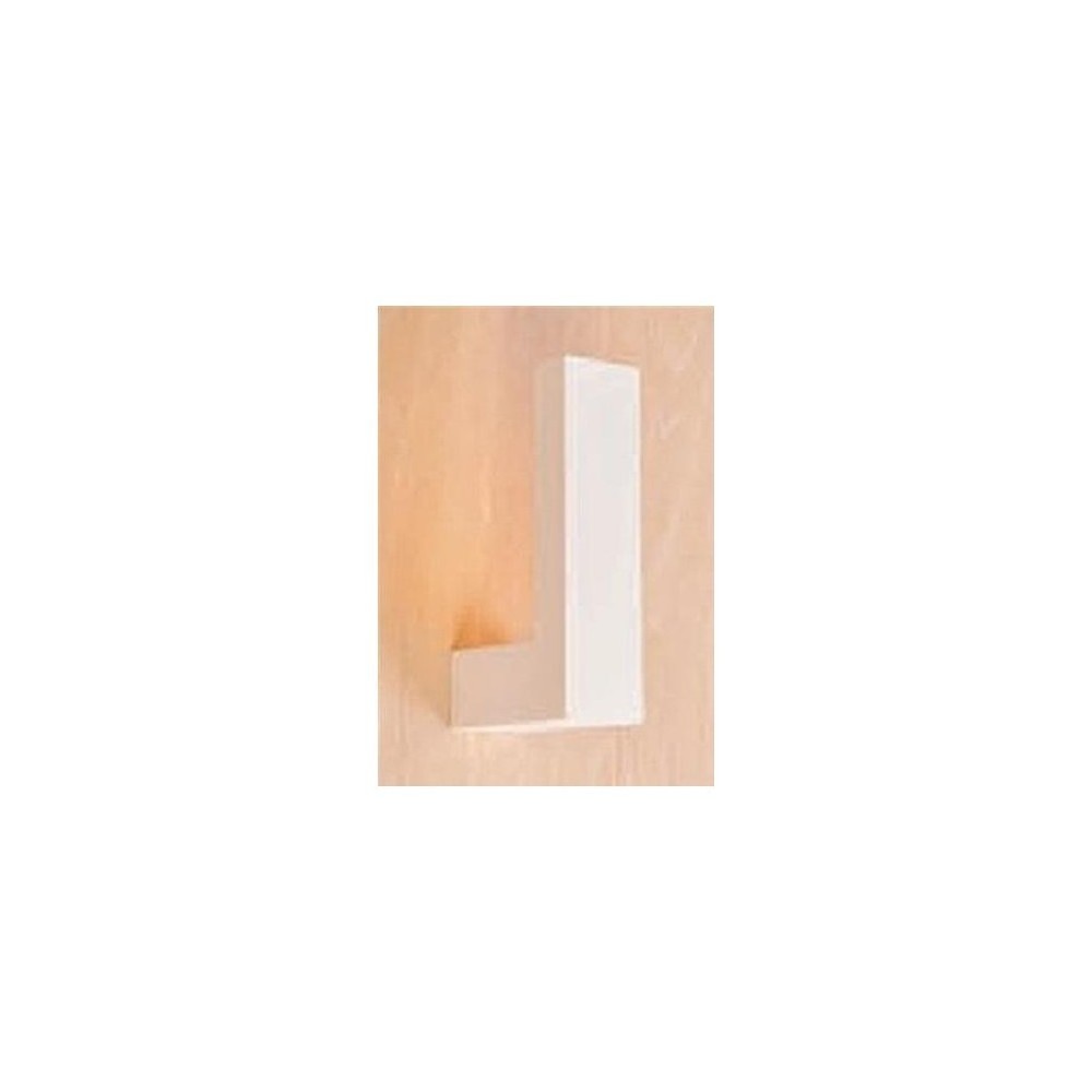 mw-8437 FARETTO LUCE RIFLESSA IN GESSO DA ESTERNO MURO LED 2W BIANCO CALDO