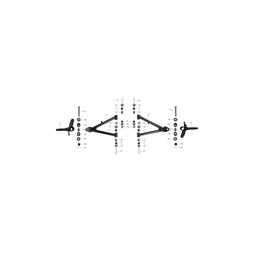 01pz BOCCOLA PERNI RUOTA KAYO SPACE AY70 - boccole miniquad quad atv