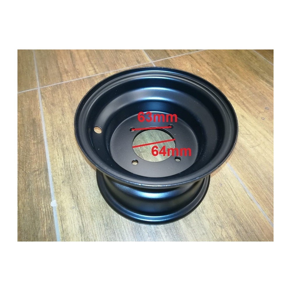 CERCHIO ANTERIORE 7" 4 FORI KAYO PREDATOR 110 - GOMMA 16X8-7