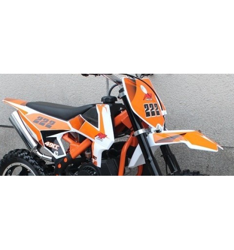 kit completo PLASTICHE CARENE MINICROSS FALCO - minimoto cross