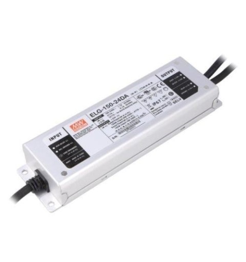 MEAN WELL ELG-150-24 CARICA Alimentatore switched-mode COMUNICAZIONE DALI Led 150W