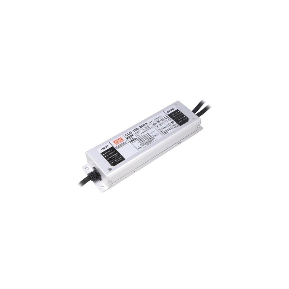 MEAN WELL ELG-150-24 CARICA Alimentatore switched-mode COMUNICAZIONE DALI Led 150W