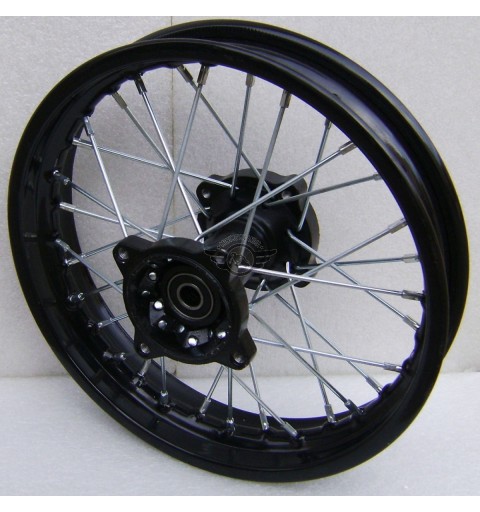 CERCHIO CANALE 1.85X10 KAYO BSE 10" PIT BIKE POSTERIORE PERNO RUOTA DA 15mm 30 RAGGI PER GOMME 3.00X10