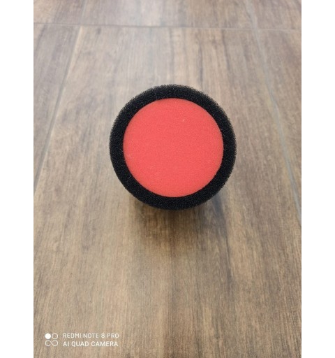 FILTRO ARIA IN SPUGNA NERO ROSSO 48MM 45° PER CARBURATORE 28 NIBBI