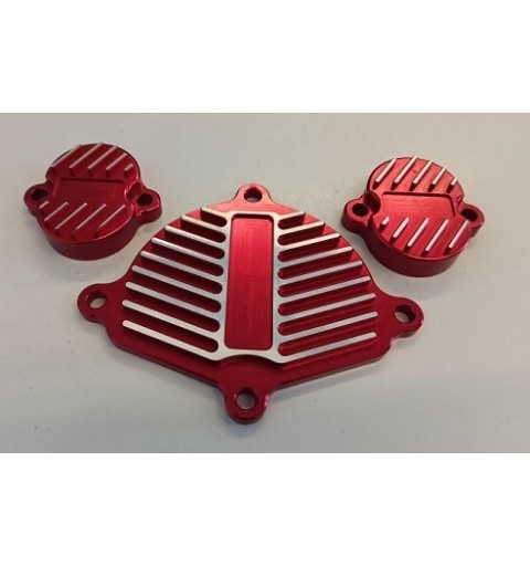 TAPPI CNC  TESTATA ROSSO RACING PER MOTORE YX 160