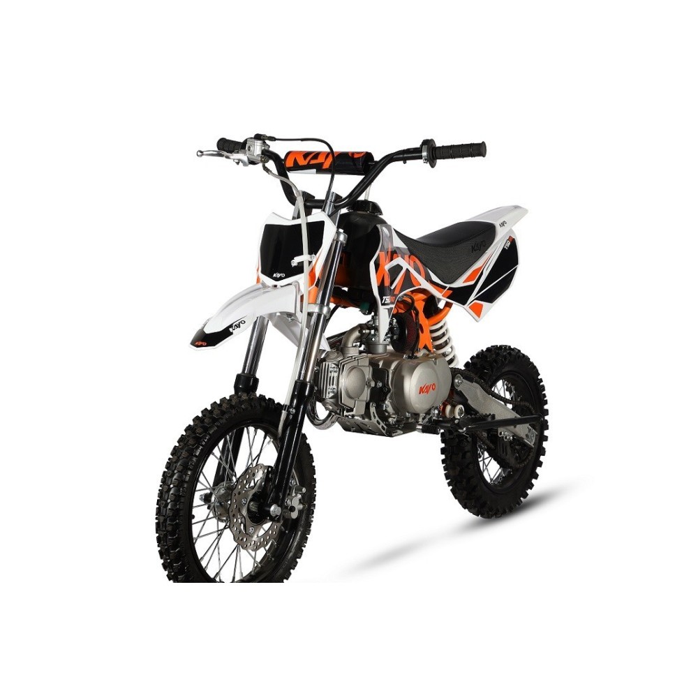 PIT BIKE KAYO 110cc TSD110 a marce semiautomatica RUOTE 14-12