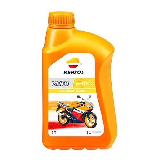 REPSOL OLIO MISCELA SINTETICO 2T PER MOTORI RAFFREDDATI AD ARIA 1L 1000ML