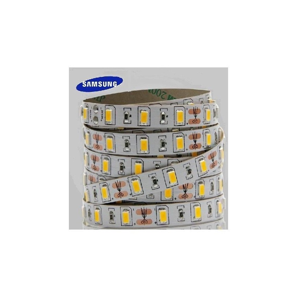 strip led 5630 samsung 12V 24V ip20 striscia bianco freddo caldo neutro