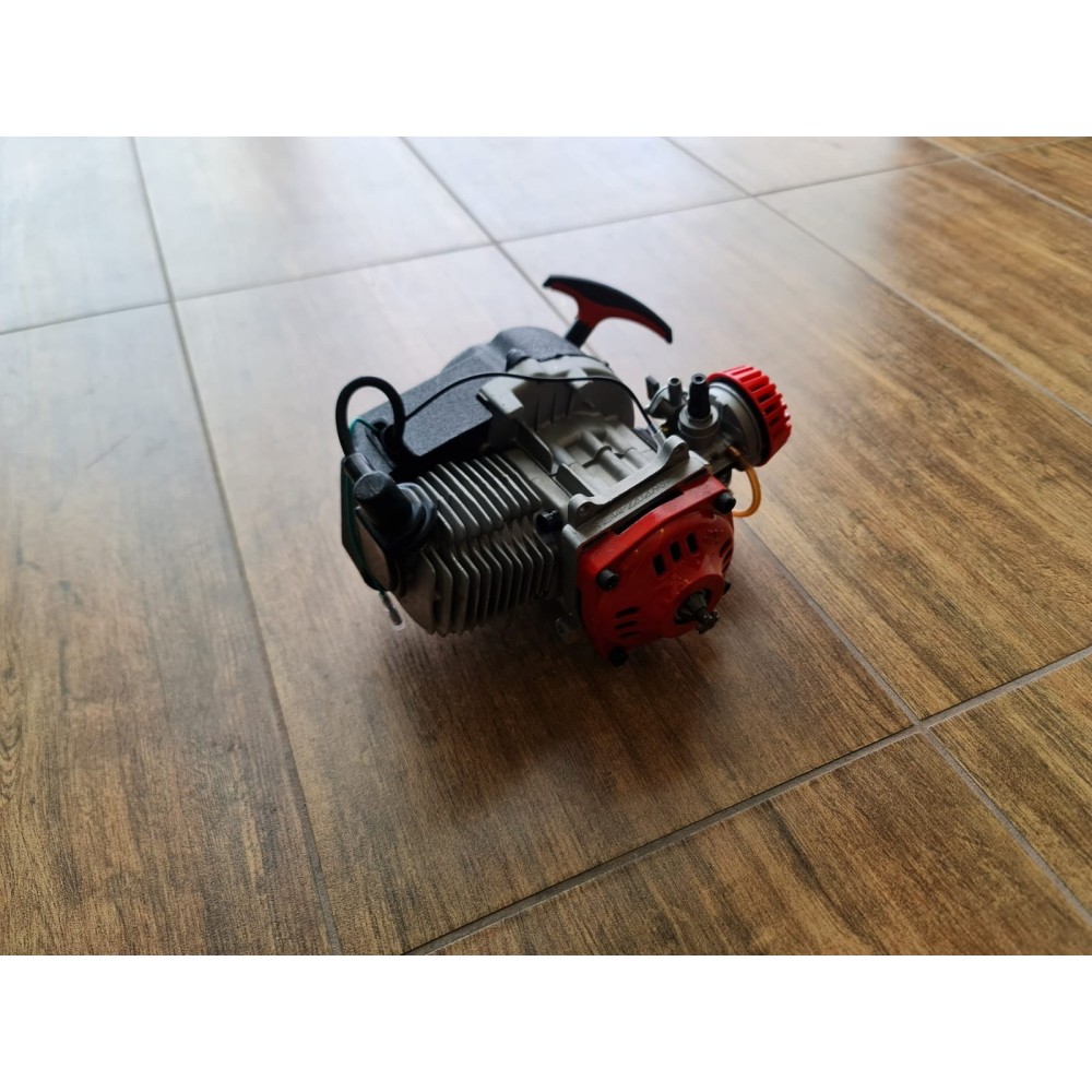 BLOCCO MOTORE MINIMOTO MINIQUAD COMPLETO 50CC CON CARBURATORE CAMPANA