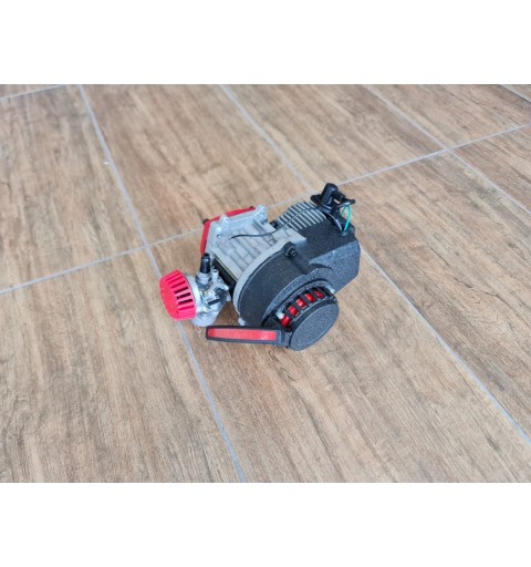 BLOCCO MOTORE MINIMOTO MINIQUAD COMPLETO 50CC CON CARBURATORE CAMPANA