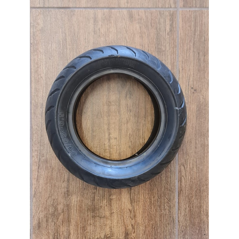 GOMMA ANTERIORE VECCHIA 90/65-6.5 stradale intagliata COPERTONI MINIMOTO GOMME COPERTONE