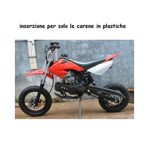 KIT PLASTICHE crf50 PIT BIKE 110cc carene - nere cross minicross 4 tempi