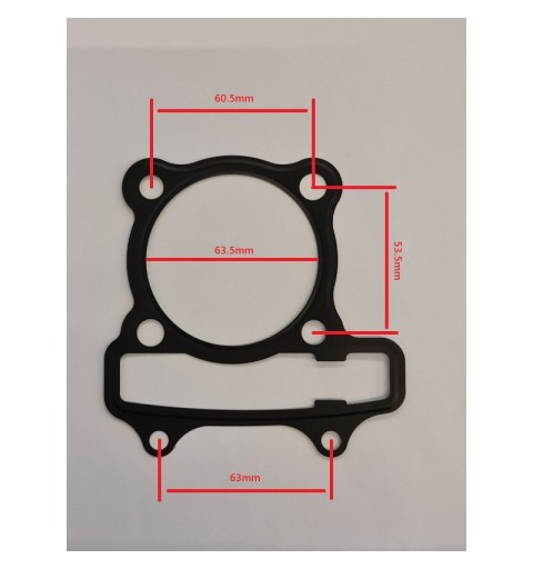 GUARNIZIONE DELLA TESTA DEL CILINDRO PER BLOCCO MOTORE GY6 QUAD KAYO AU180 180CC