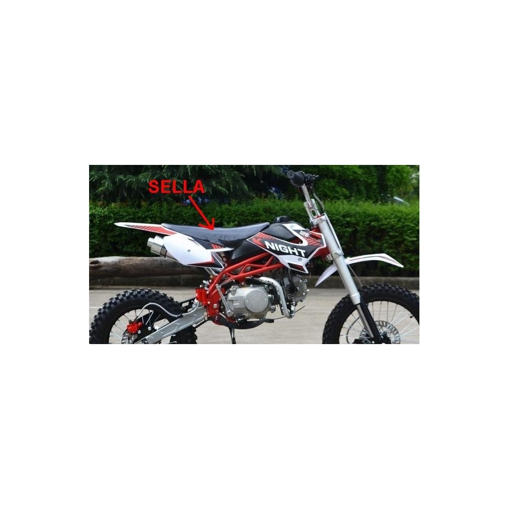 SELLA PIT BIKE SCORPION cross minicross pelle imbottita seduta moto