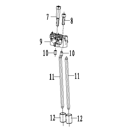 KIT VALVOLE CILINDRO BLOCCO MOTORE ZL60 60CC