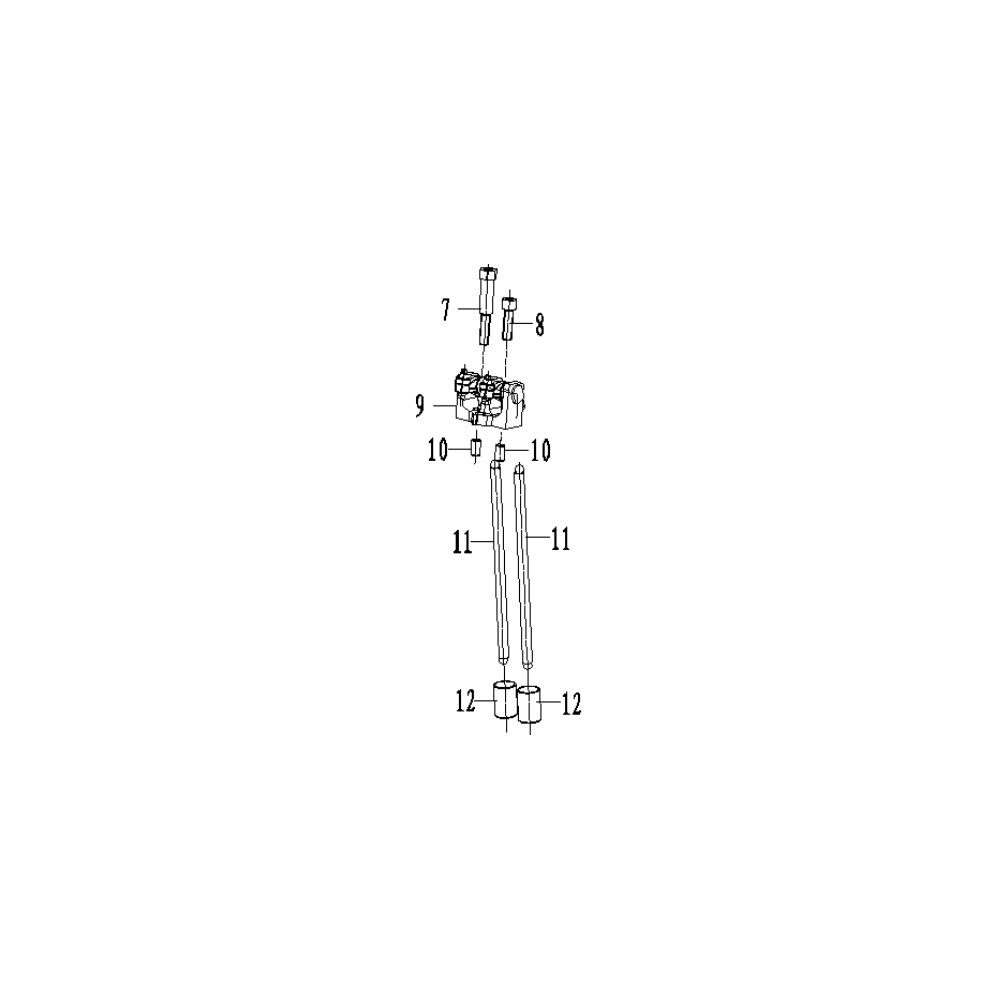 KIT VALVOLE CILINDRO BLOCCO MOTORE ZL60 60CC