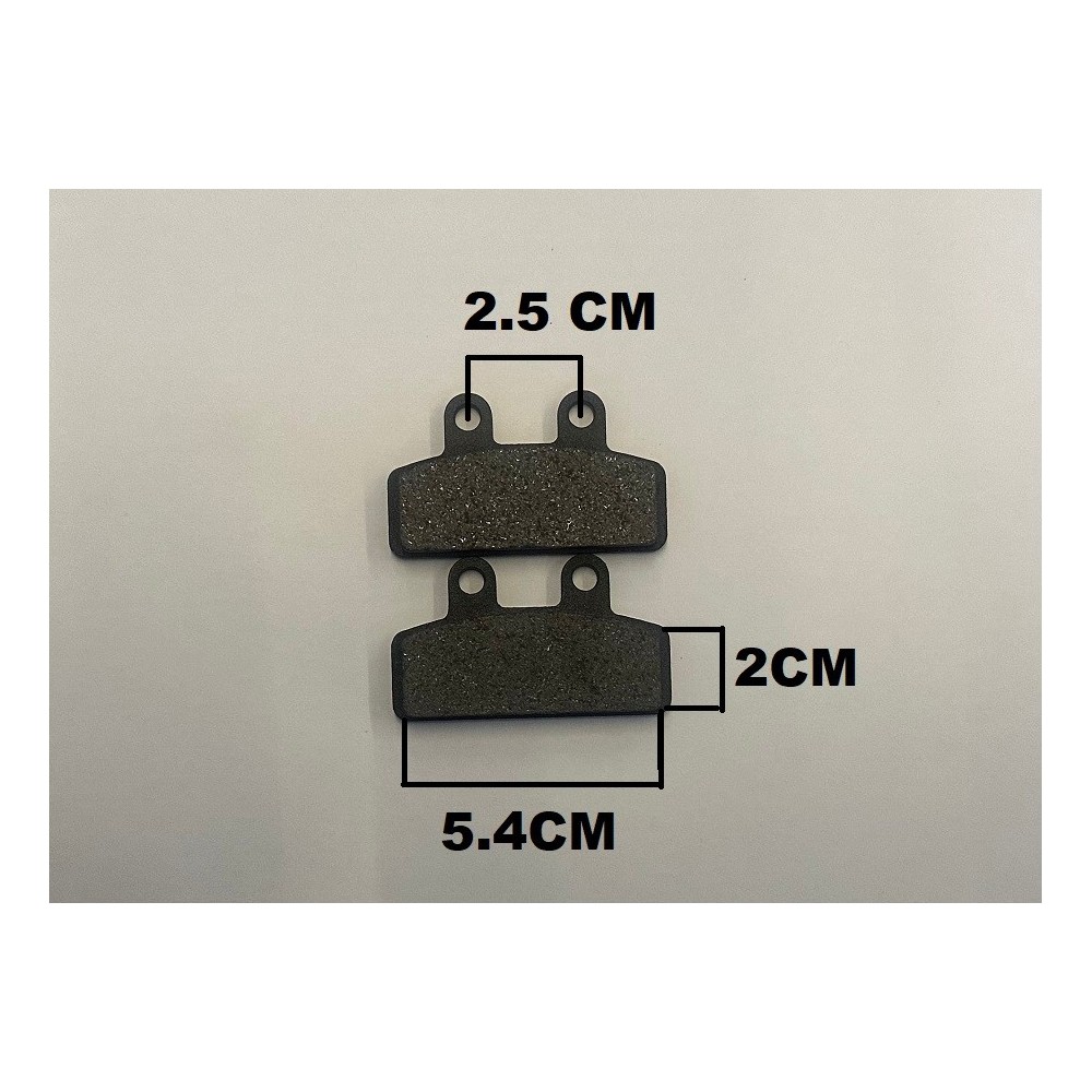 PASTIGLIE FRENO ANTERIORI 2 FORI PER MINICROSS MORINI 50CC 2T