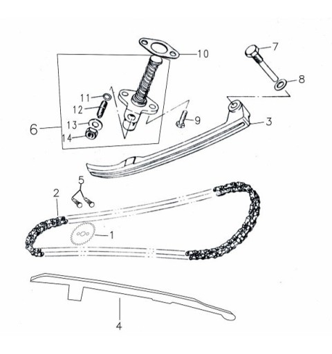 KIT DISTRIBUZIONE BLOCCO MOTORE YX160CC PIT BIKE KAYO