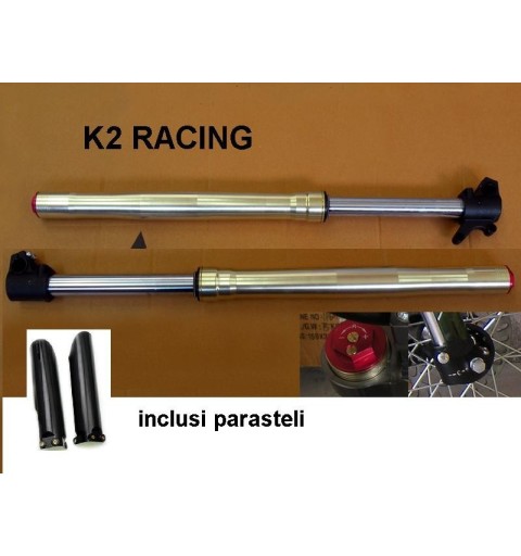 Forcelle k2 ANTERIORI regolabili per pit bike sospensioni racing ammortizzatori