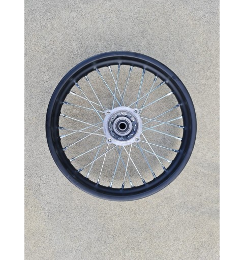 CERCHIO 14" PITBIKE POSTERIORE 140cc PERNO RUOTA DA 15mm 30 RAGGI PER GOMME 90/100-14