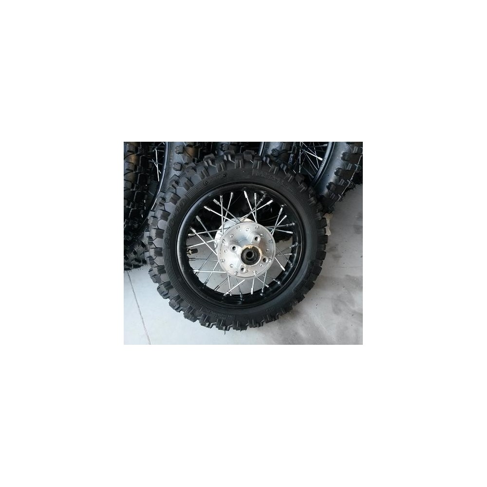 CERCHIO GOMMATO 10" 80/100-10 POSTERIORE PIT BIKE 110CC GOMMA 3.00x10 orion