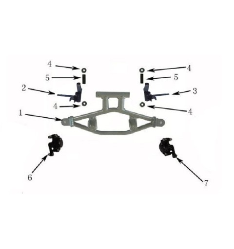 PERNO SUPPORTO MOZZO RUOTA CERCHIO 4" MINIQUAD RAPTOR 49CC 2 TEMPI MINIATV