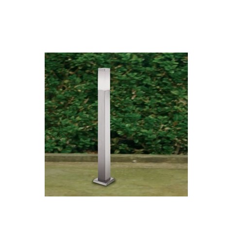 AF802-650 PALETTO GIARDINO QUADRATO ACCIAIO CON ATTACCO LAMPADA E27 LED 65cm