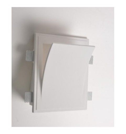 mw8401 FARETTO IN GESSO MURO DA PARETE A SCOMPARSA X LAMPADE LED DESIGN