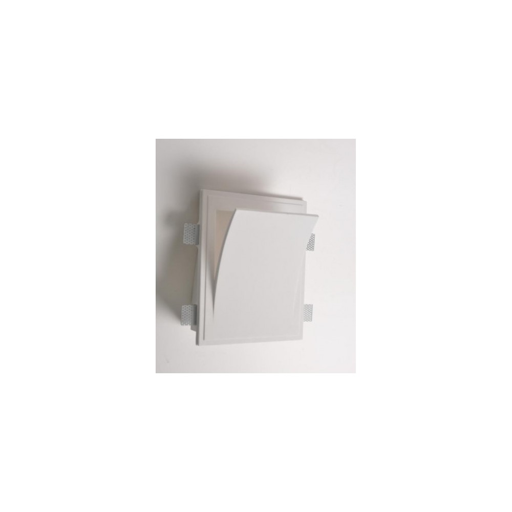 mw8401 FARETTO IN GESSO MURO DA PARETE A SCOMPARSA X LAMPADE LED DESIGN