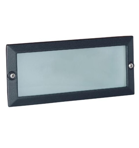 AF3041 LAMPADA INCASSO APPLIQUE PLAFONIERA PARETE MURO ESTERNO INTERNO CON ATTACCO E27 LED