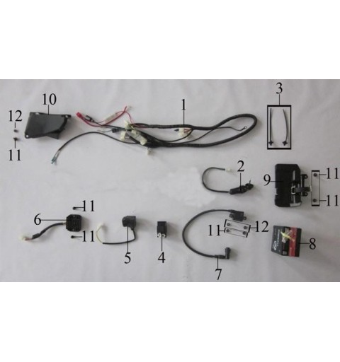 CDI QUAD PANTERA 250cc 4+2 PIN CENTRALINA AVVIAMENTO TIPO LEM