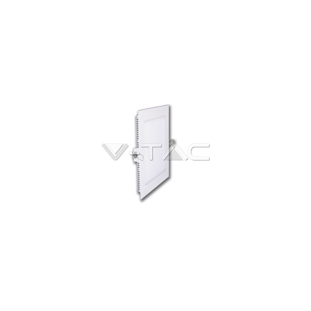 V-TAC 4864 lampada incasso slim faro 6W Pannello LED Premium QUADRATO bianco neutro 4500K