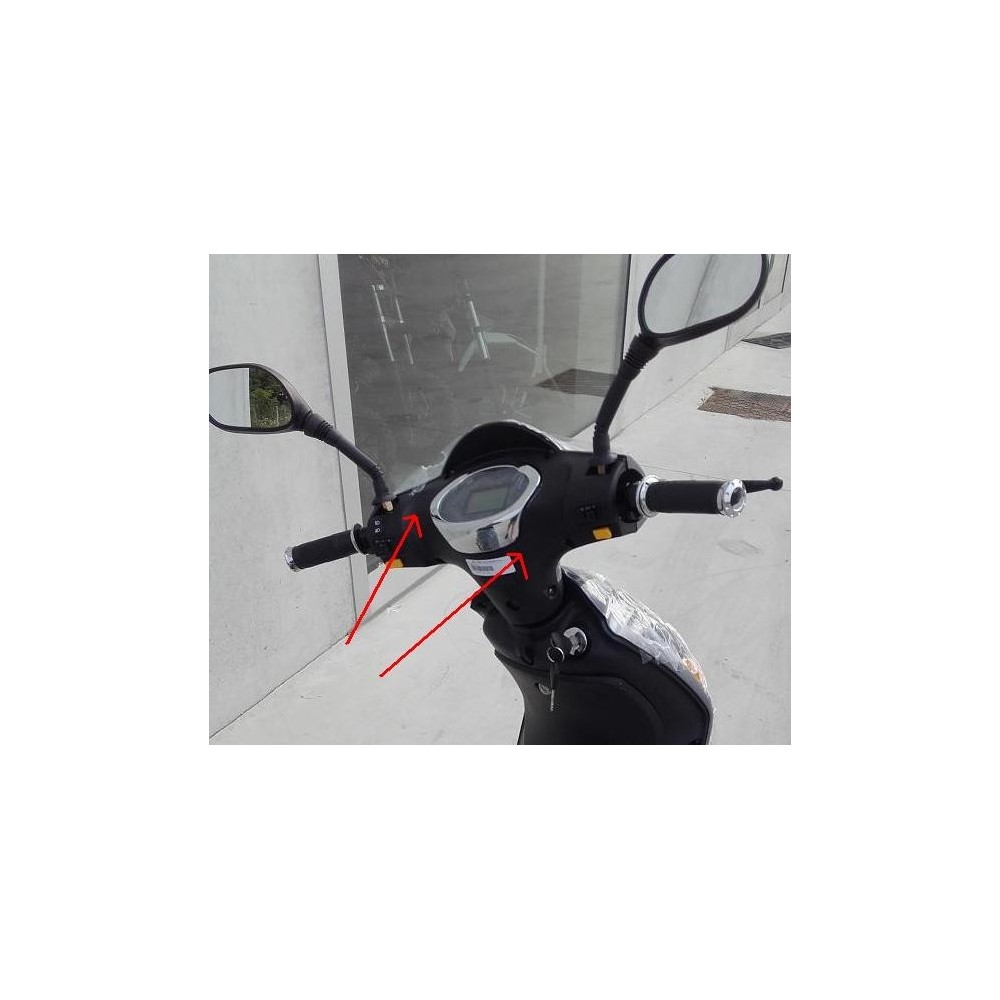 PLASTICA FRONTALE DEL FANALE - bici elettrica scooter sky II tipo z-tech