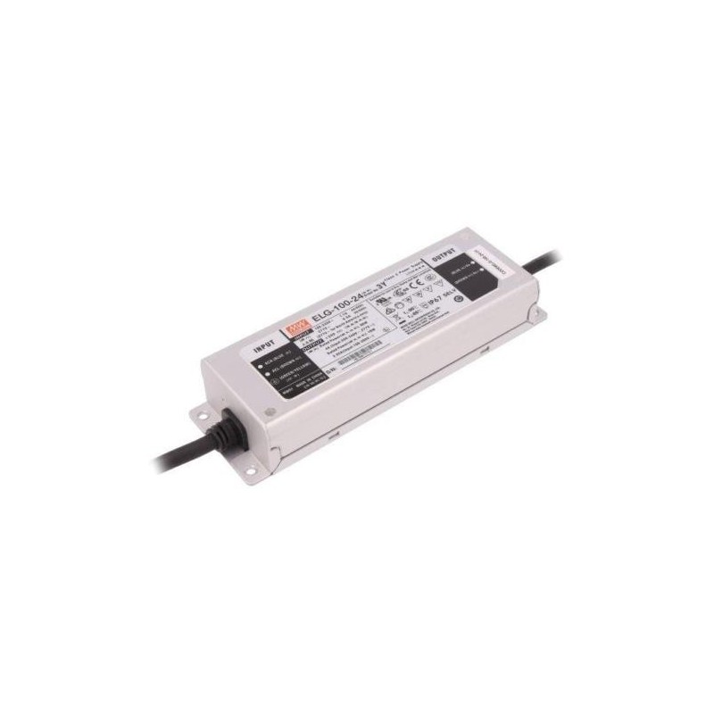 MEAN WELL ELG-100-24 3y CARICA Alimentatore SWITCHED-MODE LED 96W 24VDC 4A