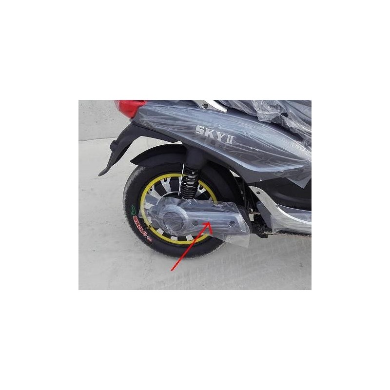 PLASTICA FRONTALE DEL FANALE - bici elettrica scooter sky II tipo z-tech