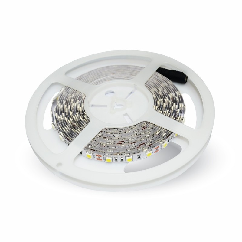 Strisce LED SMD5050 - 60 LEDs 24V Bianco caldo IP20