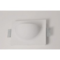 mw8501 FARETTO IN GESSO MURO DA PARETE A SCOMPARSA X LAMPADE LED DESIGN