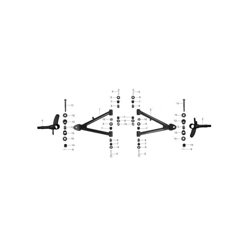 01pz BOCCOLA PERNI RUOTA KAYO SPACE AY70 - boccole miniquad quad atv