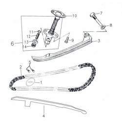 KIT DISTRIBUZIONE BLOCCO MOTORE YX160CC PIT BIKE KAYO