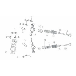 set completo valvole testa blocco motore